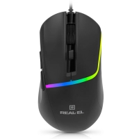 Мишка REAL-EL RM-530 USB Black (EL123200053)