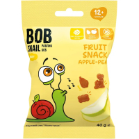Дитячі снеки Bob Snail фруктові яблуко-груша 40 г (1740858)
