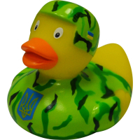 Іграшка для ванної Funny Ducks Милитари утка (L1847)