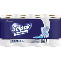 Паперові рушники Selpak Professional Premium 3 шари 11.25 м 8 рулонів (8690530118218)