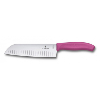 Кухонний ніж Victorinox SwissClassic Santoku 17 см Pink (6.8526.17L5B)