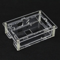 Корпус для Мікро ПК Raspberry Pi для PI4 прозорий (Acrylic, for 3.5 inch LCD) (RA575)