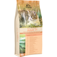 Сухий корм для кішок Carpathian Pet Food Adult 7 + з куркою і палтусом атлантичним 1.5 кг (4820111140930)