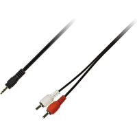 Кабель мультимедійний 3.5mm M to 2xRCA M 3.0m Piko (1283126473906)