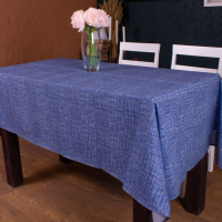 Скатертина MirSon Рогожа №209 Blue Binding 100x130 см (2200006723257)