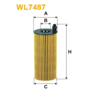 Фільтр масляний Wixfiltron WL7487