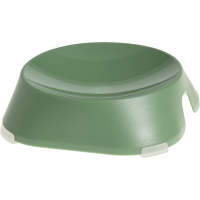 Посуд для котів Fiboo Flat Bowl миска без антиковзких накладок зелена (FIB0127)