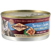 Вологий корм для кішок Carnilove з індичкою та лососем (8595602528998)