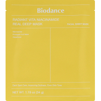 Маска для обличчя Biodance Radiant Vita Niacinamide Real Deep Mask 34 г (8809937361459)