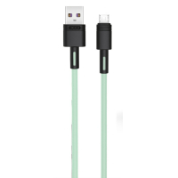 Дата кабель USB 2.0 AM to Micro 5P 1.0m 5A green XO (NB166-M-1-GR)