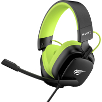 Навушники Havit H2048U USB 7.1 Black/Green (6939119034078)