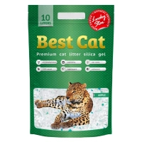 Наповнювач для туалету Best Cat Green Apple Силікагелевий 10 л (4820281500381)
