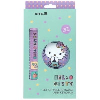 Бейдж Kite набір на липучці та підвіска Hello Kitty (HK25-3010-1)