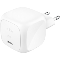Зарядний пристрій Belkin USB-C PD65W GaN PPS white (WCA011KQWH)