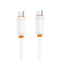 Дата кабель USB-C to USB-C 1.0m 60w white XO (NB-Q302B-CC.white)