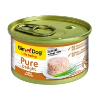 Консерви для собак GimDog Pure Delight для мініатюрних порід з куркою 85 г (4002064513140)