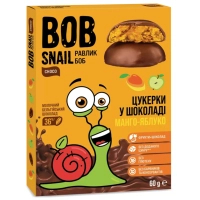 Цукерка Bob Snail Мангово-яблучні в молочному шоколаді 60 г (1740789)