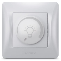 Світлорегулятор Videx BINERA LED 200Вт сереб (VF-BNDML200-SS)