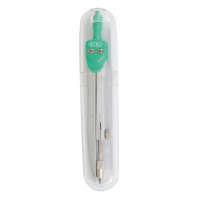 Циркуль ZiBi BASIS у твердому футлярі, зелений KIDS Line (ZB.5301BS-04)