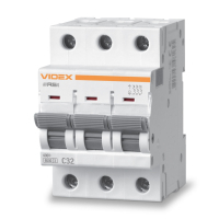 Автоматичний вимикач Videx RS6 RESIST 3п 32А 6кА С (VF-RS6-AV3C32)