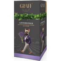 Чай Graff Lavender Walk Чорний 20 пакетиків х 1.5 г (4820279610658)