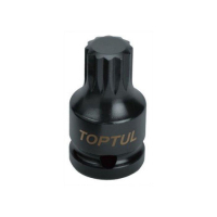 Торцева головка Toptul ударна SPLINE М18 L44мм 1/2" (KADB1618S)