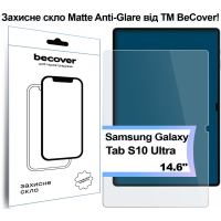 Скло захисне BeCover Matte Anti-Glare Samsung Galaxy Tab S10 Ultra (SM-X920/SM-X926) 14.6" (713445)