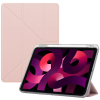Чохол до планшета BeCover Ultra Slim Origami Transparent Apple iPad Air 11" M4 2026 Pink (715185)