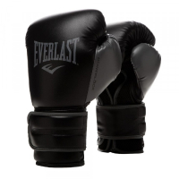 Боксерські рукавички Everlast PowerLock Boxing Training Gloves P00002284 чорний 12 унцій (009283608330)