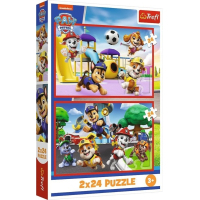Пазл Trefl Viacom PAW Patrol Веселий день песиків 2х24 елемента (5900511344349)