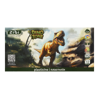 Пластилін ZiBi KIDS Line DINO 12 кольорів, 192 г (ZB.6279)