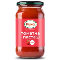 Соус Руна Томатна паста з вмістом сухих речовин 25% 490 г (4820015943200)