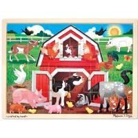 Пазл Melissa&Doug в рамці Ферма, 24 елемента (MD19061)