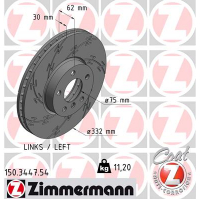 Гальмівний диск ZIMMERMANN 150.3447.54
