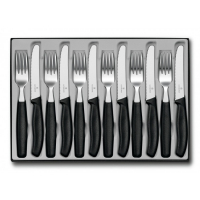 Набір столових приборів Victorinox SwissClassic Table Set 12 шт Black (6.7833.12)