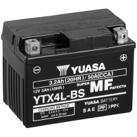 Акумулятор автомобільний Yuasa 12V 3Ah MF VRLA Battery AGM (YTX4L-BS)