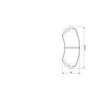 Гальмівні колодки Bosch 0 986 424 489