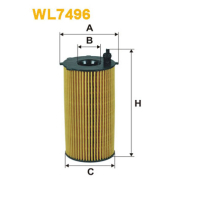 Фільтр масляний Wixfiltron WL7496