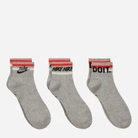 Шкарпетки Nike U NK NSW EVERYDAY ESSENTIAL AN 3PR DA2612-050 34-38 3 пари Сірі (194958590932)