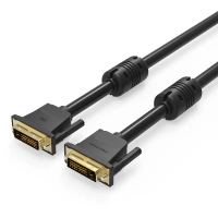 Кабель мультимедійний DVI M to DVI M 1.5m 24+1pin 2K 60Hz Dual Linik Vention (EAABG)