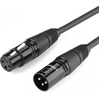 Кабель мультимедійний XLR M to XLR F 2.0m AV130 black Ugreen (20710)
