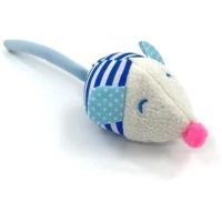 Іграшка для котів Hippie Pet Мишка середня синя 9 см (HIPCT2304059M)
