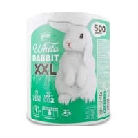 Паперові рушники Grite White Rabbit XXL 2 шари 500 відривів 1 рулон (4770023346091)