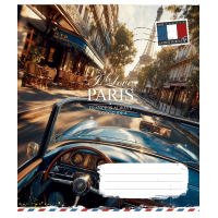 Зошит Школярик I love Paris 36 аркушів клітинка (036-3615K)