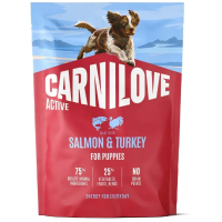 Сухий корм для собак Carnilove Active Salmon & Turkey Puppy 1.5 кг (8595602581344)