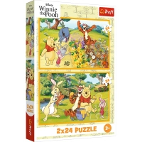 Пазл Trefl Disney Winnie the Pooh День у саду 2х24 елемента (5900511344363)