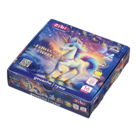 Гуашеві фарби ZiBi KIDS Line -2 UNICORN 16 кольорів х 20 мл (ZB.6627)