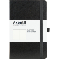 Книга записна Axent Partner 125х195 мм без лініюванням 96 аркушів Чорна (8307-01-A)