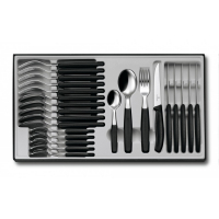 Набір столових приборів Victorinox SwissClassic Table Set 24 шт Black (6.7233.24)