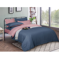 Постільна білизна MirSon Satin Stripe 30-0020 + 30-0007Edarin 160х220 Сімейний (2200005265727)